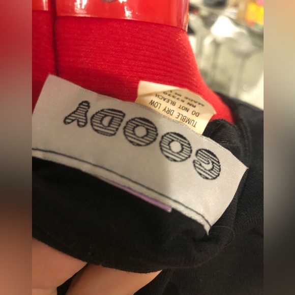 Vintage 1980s Goody Brand Wednesday Adams Style Drop Waist Long-sleeve Dress - Picture 9 of 12